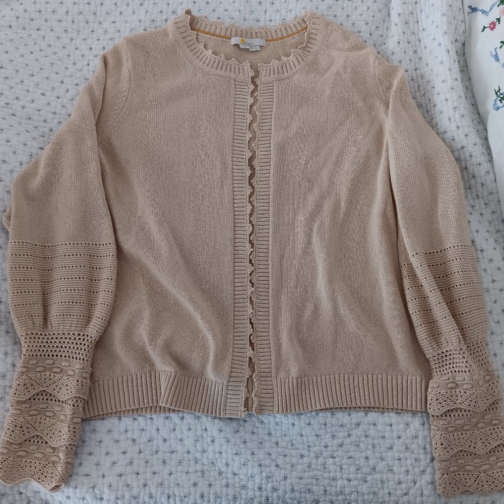 Boden beige cardigan
